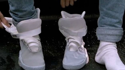 Michael J Fox Was Gifted A Real-Life Pair Of Self-Lacing Shoes