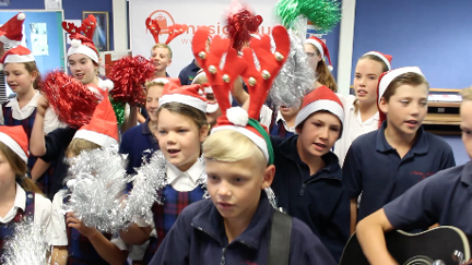 Kids Sing Up A Storm For Toy Run