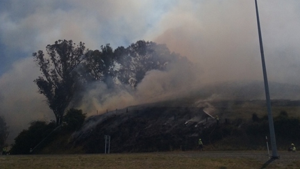 Large Fire Under Control
