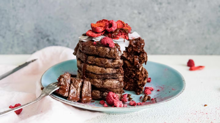This moreish chocolate fudge waffles recipe is going to be your new favourite