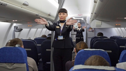 Could this be the best airline safety demonstration?