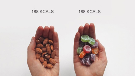 These comparison pics will change the way you think about 'good' and 'bad' food
