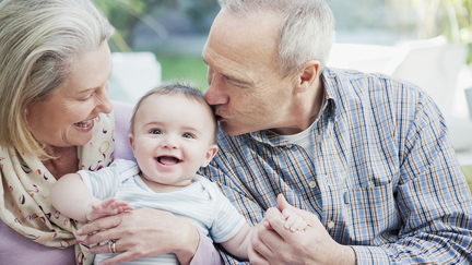 According to science grandparents who babysit their grandkids live longer...