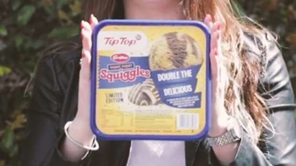 Tip Top and Griffins have teamed up to release Squiggles Hokey Pokey Ice Cream!