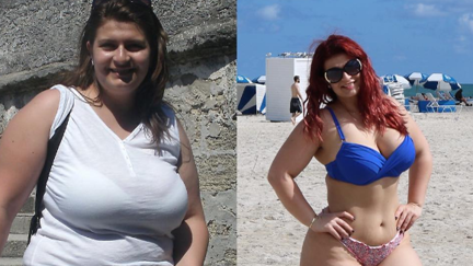 This woman's 'Before & After' photos prove that happiness doesn't have a size