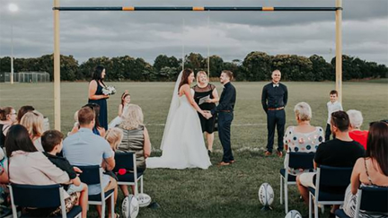Is this the most Kiwi wedding ever?