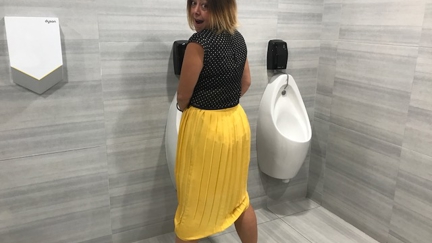 Standing to pee , every girls dream...OR is it??