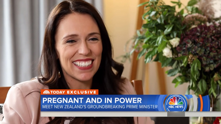 Watch: Jacinda Ardern talks being 'pregnant and in power'
