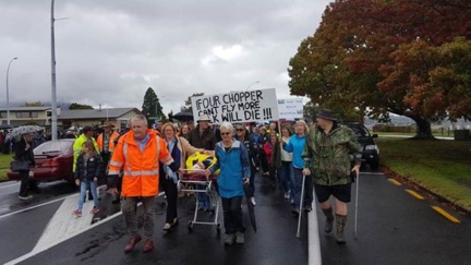 Taupo March For Rescue Chopper