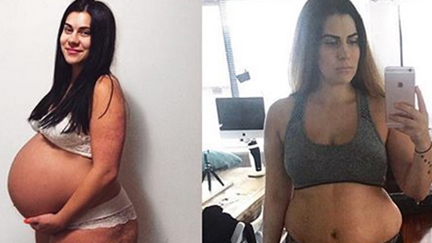 Perth mum shows off impressive 32kg post-baby weight loss