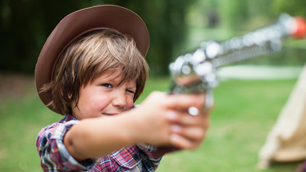 Furious mum slams toy gun birthday present for seven-year-old -  do YOU think she's overreacting?