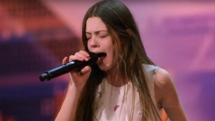 13-year-old dubbed the "next Janis Joplin" wows America's Got Talent judges with her powerhouse performance