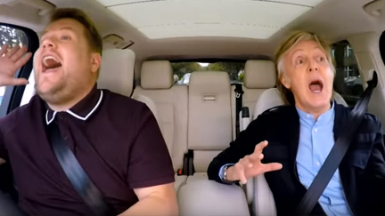 Paul McCartney joins James Corden for Carpool Karaoke