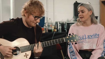 Ed Sheeran singing an acoustic version of '2002' with Anne-Marie is total goals!