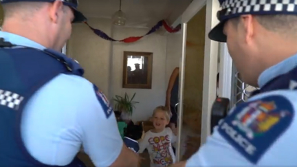 New Zealand police surprise five-year-old birthday boy after he invited them to his party by calling 111