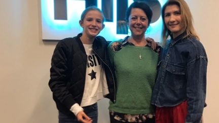 Estelle chats with Tali and Lily about their album 'For Kids By Kids' - proceeds to Starship!