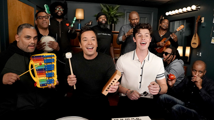 Shawn Mendes performing hit song with only toy instruments will make you smile