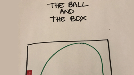 Woman goes viral with "the ball and the box" analogy to perfectly explain the stages of grief