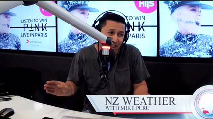 Mike Puru gives a food-filled weather forecast for New Zealand and it is hilariously accurate!