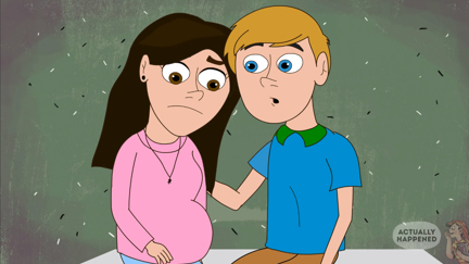 Powerful animated story of how a 16-year-old became a father has gone viral