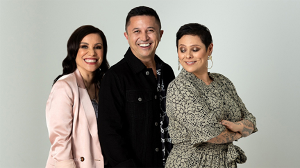 Anika Moa gets first 'proper job' - hosting The Hits Drive with Stacey Morrison and Mike Puru