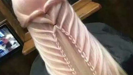 Woman's braided hairstyle goes viral for looking accidentally x-rated