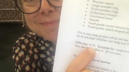 Estelle hopes to avoid a pinterest fail with this craft kit