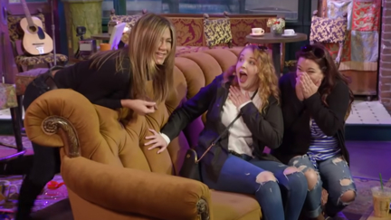 Watch the hilarious moment Jennifer Aniston left surprised 'Friend's fans crying