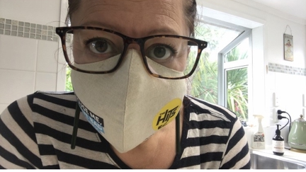 Estelle discovers a way for her glasses to stay fog free!