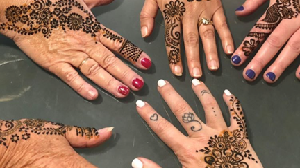 Apparently the darker it goes the more your husband loves you!!