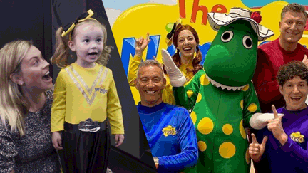 The Wiggles surprise Laura and Estelle's daughters with a Zoom sing-a-long