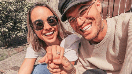 Kiwi singer Stan Walker announces that he and Lou Tyson just got engaged