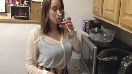 This wife is drunk and hungry, we've all been there, right?!