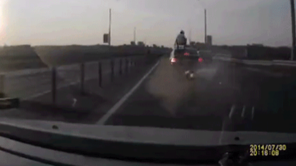 Motorbike Crash Breaks Laws of Physics