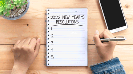 Here are five New Year's resolutions for 2022 that you'll actually want to stick to