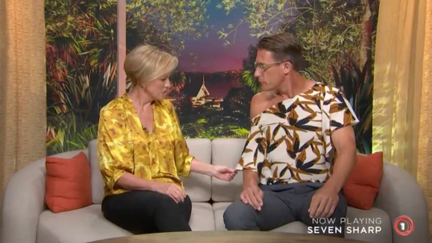 Kiwi hosts Hilary Barry and Jeremy Wells' hilarious wardrobe antics on 'Seven Sharp'