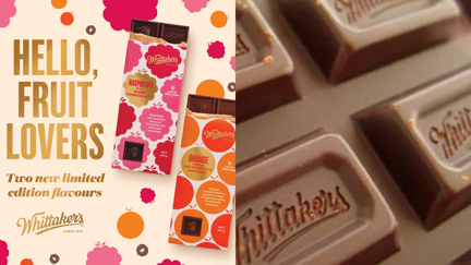 Whittaker's is bringing out two brand new 'fruitful' flavours and we can't wait
