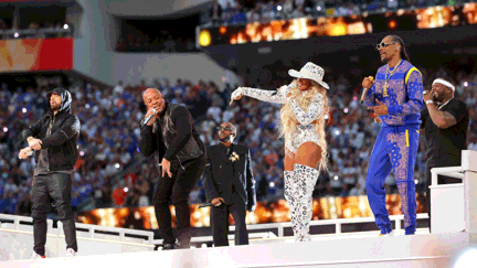 Rewatch 2022 Super Bowl halftime show including surprise performance by 50 Cent