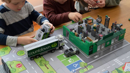 Countdown has released sustainably-made collectable bricks so you can build your own supermarket!