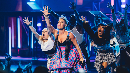 Watch Icon Award recipient P!NK's stunning live performances at the iHeartRadio Music Awards