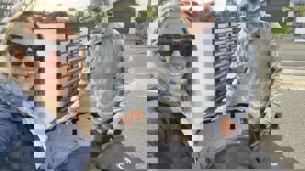 Gemma McCaw stands up against critic over taking her children for a walk in the rain