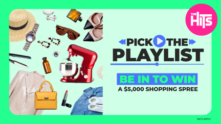 IT'S OUR BIG $5000 PICK THE PLAYLIST!