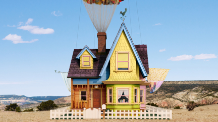 It turns out you can now stay in the balloon house from Pixar's 'Up'!