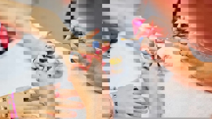 Mum slammed for forcing 2-year-old daughter to get shellac manicure