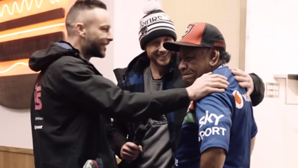 Jono and Ben's epic surprise for Warriors super fan will get you right in the feels