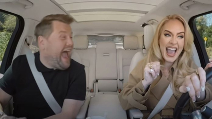 Adele gets emotional with James Corden for the final ever Carpool Karaoke