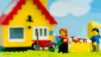 There is a city in Ukraine where all of the houses look like LEGO buildings