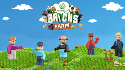 Countdown's adorable collectable Bricks are BACK and now you can build your own Kiwi farm!