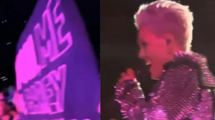 Pink shocked by Aussie fan’s x-rated proposition during Summer Carnival Tour show