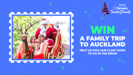 Help us pick our float song for the Farmers Santa parade!